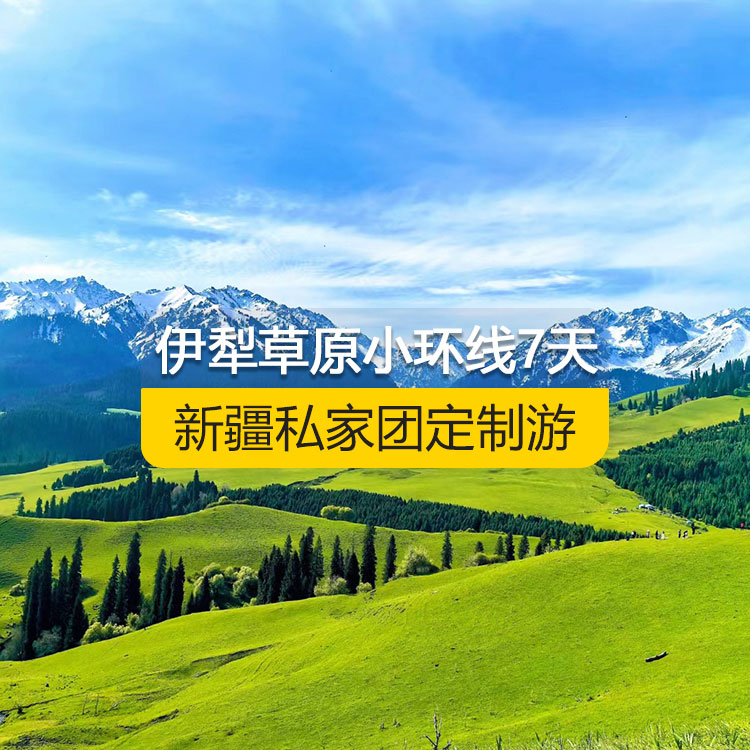 【新疆·北疆·私家團(tuán)定制游·7天6晚】北疆伊犁草原小環(huán)線經(jīng)典純玩7日游(景點(diǎn)包含：獨(dú)山子大峽谷+賽里木湖+解憂公主薰衣草農(nóng)場(chǎng)+喀贊其民俗區(qū)+那拉提空中草原+巴音布魯克天鵝湖+獨(dú)庫(kù)公路+唐布拉百里畫廊+S101省道丹霞+國(guó)際大巴扎)產(chǎn)品編號(hào) : 11335